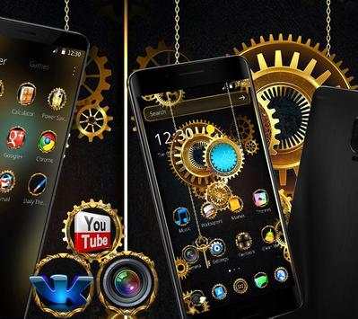 Golden Machine Launcher Theme screenshot 3