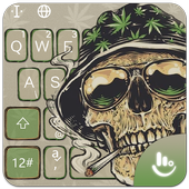 Smoking Warrior Skull icon