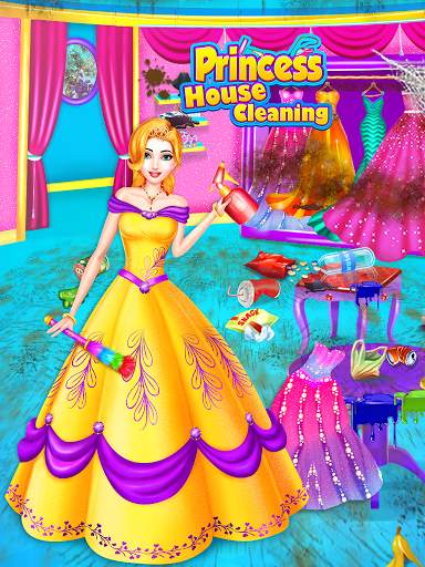 Princess House Cleaning - Home CleanUp for Girls screenshot 1