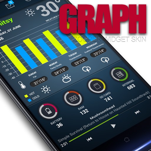 Graph Zooper Widget Skin icon