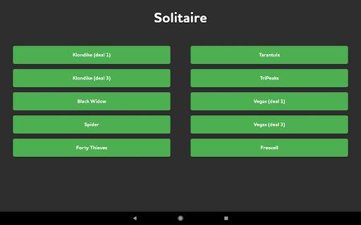 Solitaire - classic card games screenshot 1