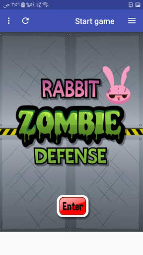 Rabbit Zombie Defense screenshot 1