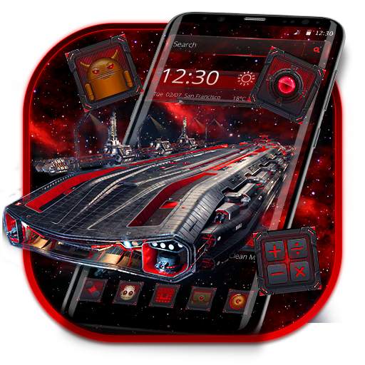 Red Dark Galaxy Legend Theme 1.1.2