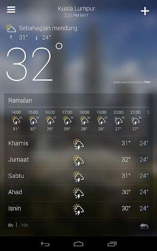 Cuaca Yahoo screenshot 10