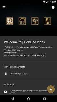 J Gold Ice Icons Pack screenshot 1