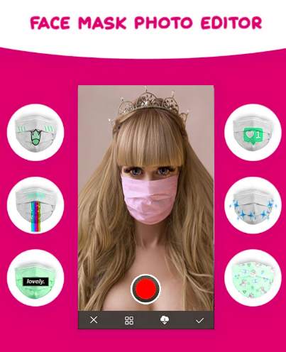 Face Mask Photo Editor - Medical & Surgical Mask screenshot 1