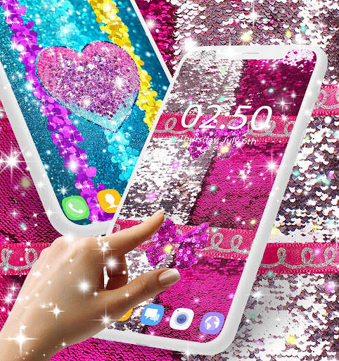 Sequin glitter live wallpaper screenshot 1