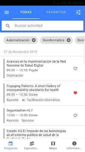 Jornadas de Informática en Salud screenshot 1