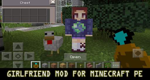 Girlsfriend mod for Minecraft screenshot 1