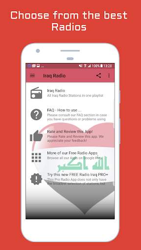 Iraq Radio Stations Music News screenshot 1