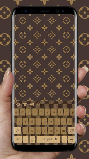 LV Luxury Leather Keyboard Theme screenshot 1