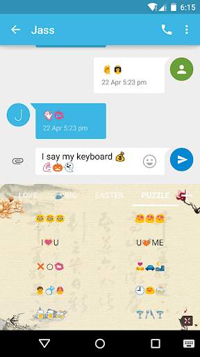 China Writing Emoji Keyboard screenshot 4