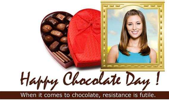 Chocolate Day Photo Frame Editor 1 تصوير الشاشة