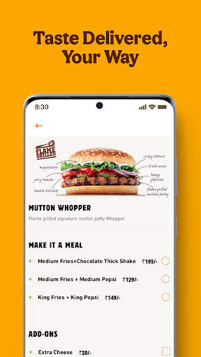 Burger King India screenshot 6