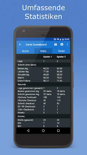 Darts Scoreboard screenshot 2