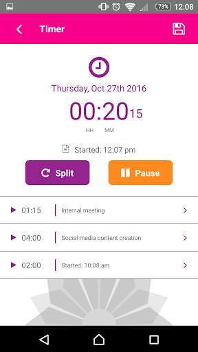 Tempora Timesheet скриншот 3