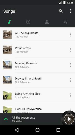 Music App - Material UI Template screenshot 2