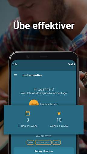 Instrumentive Musikapp Logbuch screenshot 1