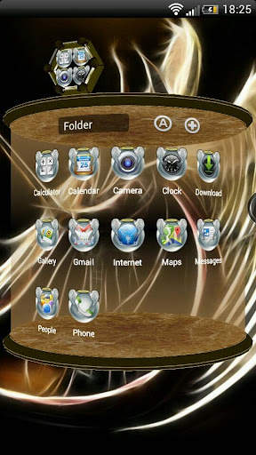 Next Launcher 3D Angel Theme screenshot 2