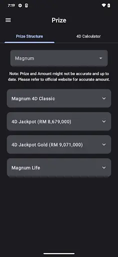 Anini 4D-Fast Live 4D Results screenshot 3