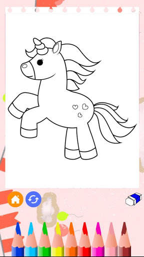Unicorn Coloring Pages screenshot 3