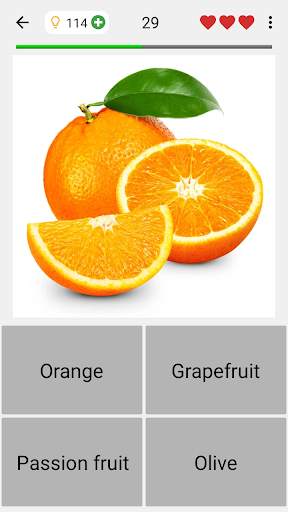 Fruit and Vegetables - Quiz screenshot 4