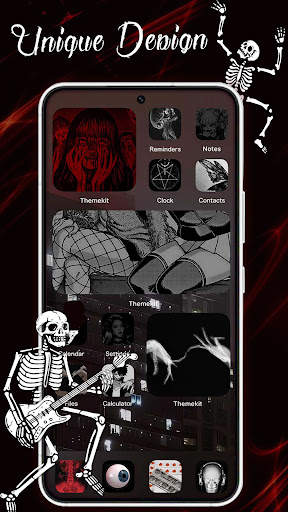 Dark Wednesday Theme Launcher screenshot 6