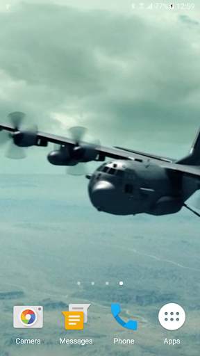 Aircraft 3D Live Wallpaper 3 تصوير الشاشة