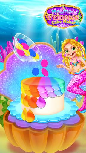 Mermaid Glitter - Cake Maker Chef for Girls screenshot 2