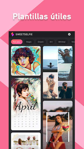 Sweet Selfie: Editor & Cámara screenshot 3