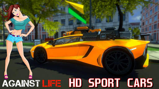 HD Sports Car Simulation Free Game | Against Life स्क्रीनशॉट 1