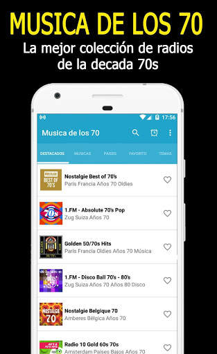 Musica de los 70 Gratis screenshot 2