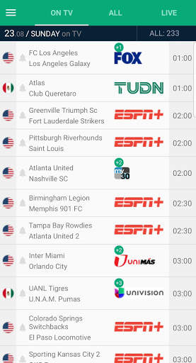 Soccer Live on TV screenshot 7