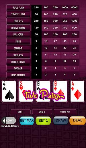 Super Deluxe Video Poker screenshot 12