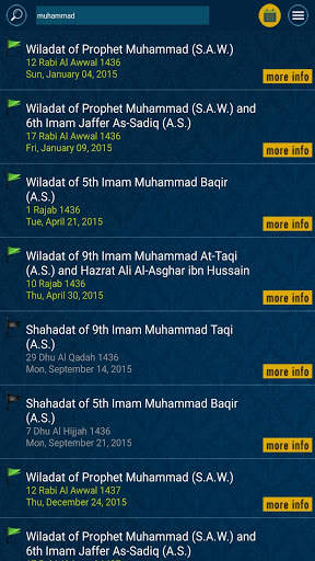 Islamic Calendar screenshot 3