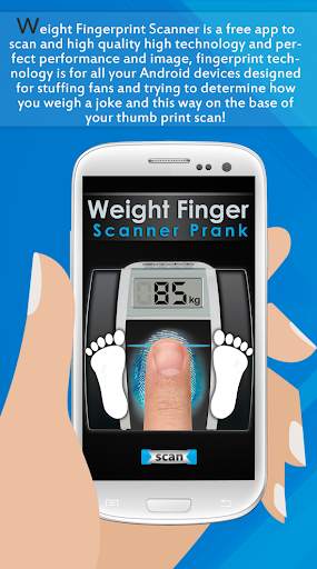 Weight Finger Scanner Prank screenshot 1