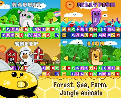 Montessori Fine Motor Skills Game Animal Alphabet screenshot 1