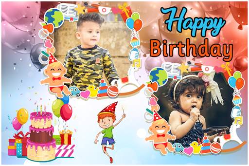 Birthday Dual Photo Frames screenshot 6
