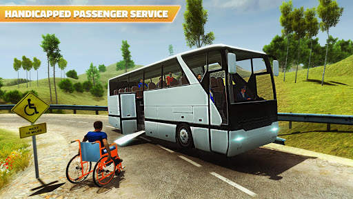 Offroad Bus Hill Driving Sim: Mountain Bus Racing screenshot 14