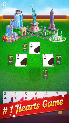 Hearts World Tour: Classic Card Plus Board Game screenshot 1