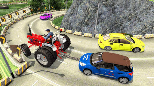 Offroad Towing Chained Tractor Bus 2019 screenshot 1