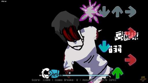 Shaggy Monochrome FNF Mod screenshot 1