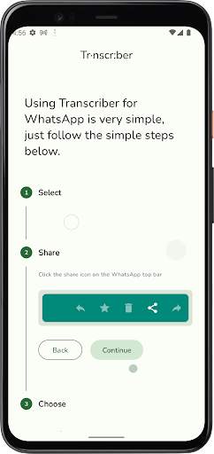 Transcriber for WhatsApp screenshot 3
