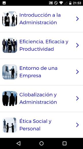 Curso de Administración screenshot 1