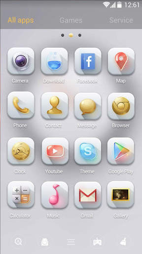Pure Spirit GO Launcher Theme screenshot 4