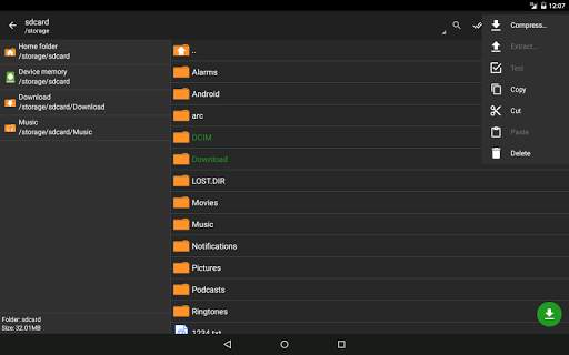 ZArchiver screenshot 1