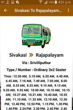 Sivakasi Bus Info screenshot 6