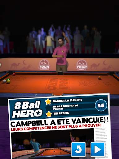 8 Ball Hero – Billard américain jeu de logique screenshot 16