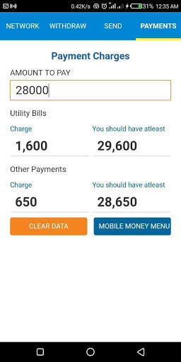 Mobile Money Calculator screenshot 4
