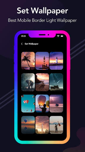 Edge Lighting Colors - Border Light Live Wallpaper screenshot 5